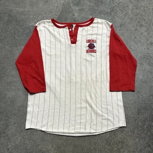 VTG 80s Louisville Redbirds Triple AAA Baseball MLB Shirt Size Med Single Stitch - Picture 1 of 5