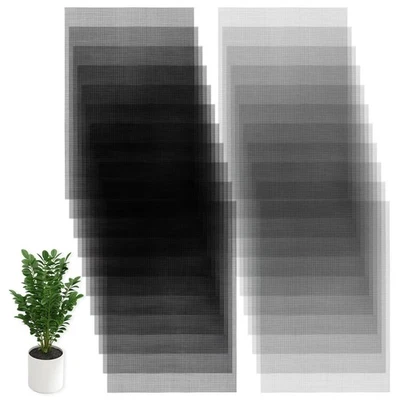 20 PIEZAS Malla de Terrario para Drenaje 11.8 X 7.8 Pulgadas Malla para Ojos Plantas Drenaje... Foto 1 de 4