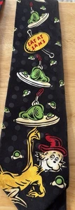 Vintage Dr Seuss Collectible Tie - Green Eggs And Ham - Picture 1 of 1