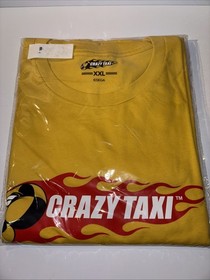 BRAND NEW CRAZY TAXI LIMITED RUN GAMES T SHIRT MEN&rsquo;S 2XL XXL SEGA DREAMCAST