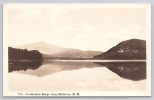 Presidential Range from Shelburne NH New Hampshire Reflection RPPC 1934 Postcard - Picture 1 of 2