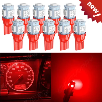 NUEVAS BOMBILLAS DE LUZ ROJAS CALIBRE CUADRO DE INSTRUMENTOS PARA Ford Ranger 1983-1994 Foto 1 de 4