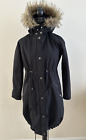 Seraphine Womens 3 in 1 Winter Maternity Parka Size 4 Black Hooded Stylish