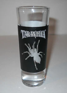 Tarantula Shot Glass Black and White 10.5cm/4 1/4" Tall - Picture 1 of 4