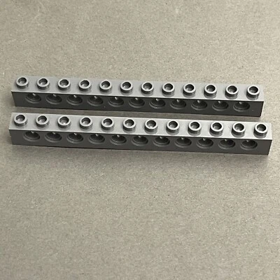 Lego 3895 Dark Gray Replacement Parts Pieces Lot of 2 - Image 1 of 2