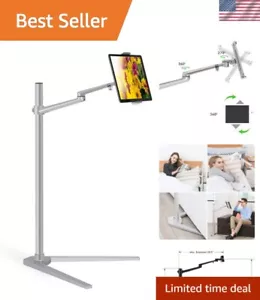 Premium Freestanding Tablet Stand with Adjustable Height & Rotating Design - Picture 1 of 8