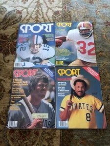 (4) SPORT Zeitschriften 1977-80 mit Staubach, Amtsblatt Simpson, Stargell, Piniella Cover - Bild 1 von 5