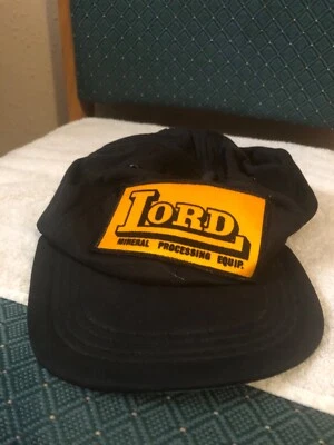 VTG  80S  LORD , MINERAL PROCESSING EQUIPMENT “Patch . Snapback Trucker cap - Image 1 of 4