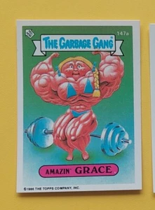 Amazin' Grace The Garbage Gang 1986 Series 4 (AUS) 147a TOPPS Trading Card  Mint - Picture 1 of 6