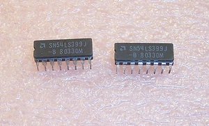 QTY (5) SN54LS399J AMD 16 PIN DIP CERAMIC VERSION OF 74LS399 - Picture 1 of 1