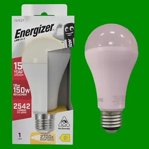 4x 18W (=150W) Energizer GLS ES E27 LED Light Bulb Lamp, 2700K Warm White 2542Lm - Picture 1 of 3