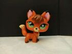 AUTHENTIC Littlest Pet Shop Red Fox with Green Starburst Eyes #807