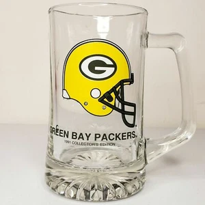 NUEVA TAZA DE CERVEZA DE COLECCIÓN 1991 Edición Coleccionista NFL Green Bay Packers Slim Jim Glass - Imagen 1 de 2