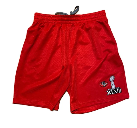 Vintage 2012 San Francisco 49ers Super Bowl XLVII Sideline shorts men’s Medium Cover