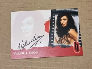 HAMMER HORROR SERIES 2 TRADING AUTOGRAPH CARD A12-S2 VALERIE LEON STRICTLY INK , - Picture 1 of 2
