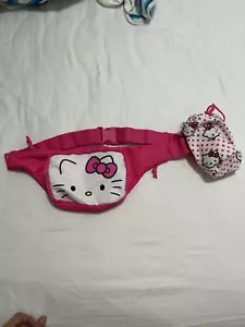 Hello Kitty Fanny Pack/Crossbody/Belt Bag with Bottle/Drink Caddy - Picture 1 of 4