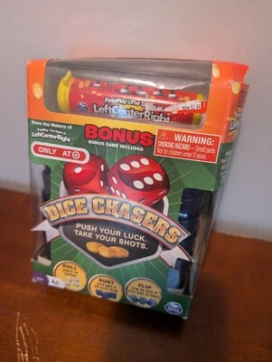Dice Chasers Game Family Night Target Bonus Includes LeftCenterEight New In Box - Image 1 of 2