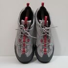 Merrell Womens Size 11 Model J12516 Gray/Red Lace Up Low Top Hiking Camp Shoes