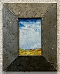 Original LAURI BORER Plein Air Oil Wax Painting FRAMED - Picture 1 of 12