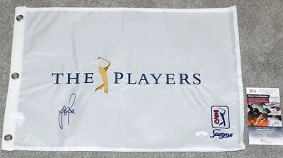 Bandera de golf Justin Rose firmada por PGA The Players TPC Sawgrass + certificado de autenticidad JSA #GG08621 Foto 1 de 3