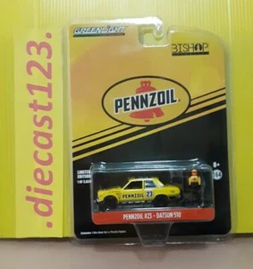 GREENLIGHT BISHOP Exclusive - DATSUN 510 - PENNZOIL #23 LIMITED #3024 - Picture 1 of 6