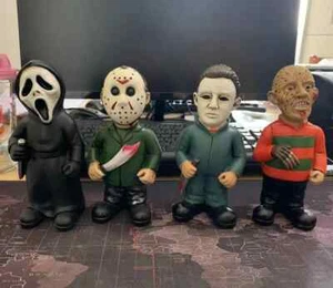 Freddy Jason Michael Myers Ghost Face Harz Figur Statue Skulptur 18cm - Bild 1 von 9