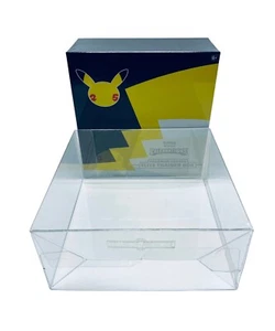 Plastic Box Protector SCRATCH & UV RESISTANT Pokemon Center Celebrations ETB - Picture 1 of 7