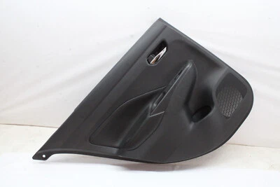 2020 NISSAN VERSA SV REAR LEFT DOOR TRIM PANEL BLACK OEM 20 21 22 23 - Image 1 of 4