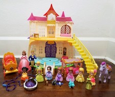 Disney Sofia the First Magical Talking Castle Playset lot