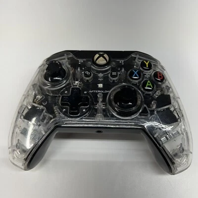 Afterglow Clear Prismatic Wired Controller for Xbox One without cable FOR PARTS - Image 1 of 4