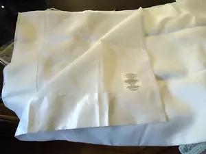 (1) SOLID WHITE LONG ROD POCKET WINDOW CURTAIN 42" x 53" - Picture 1 of 4
