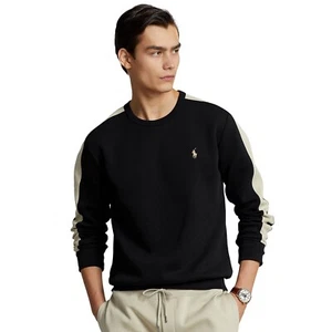 Polo Ralph Lauren Men's Double-Knit Crewneck Pullover Black B4HP $138 - Picture 1 of 12