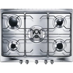 Smeg SE706SX3 piano cottura Argento Da incasso Gas Grado B - Foto 1 di 4