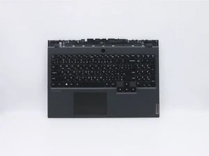 Lenovo Legion 5-15IMH05 Keyboard Palmrest Top Cover Arabic US Black 5CB0Z26797 - Picture 1 of 1