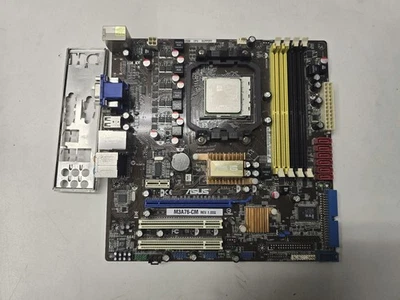 ASUS M3A78-CM AMD Motherboardwith I/O AMD Athlon 64 X2 4850e 2.50Ghz - Image 1 of 3