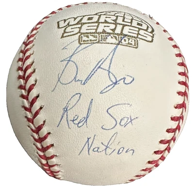 Bronson Arroyo Autographed 2004 World Series Baseball W/ Red Sox Nation Insc MLB - Image 1 of 4