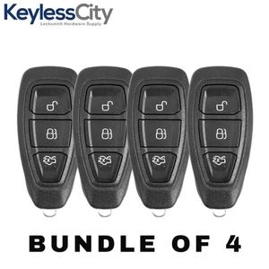 4 X 2011-2019 Ford / 3-Button Smart Key / PEPS / KR55WK48801 / (AFTERMARKET) (BU - Picture 1 of 4