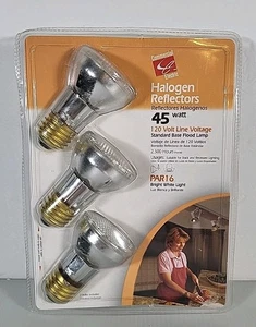 Commercial Electric Flood Indoor Track & Recessed 45 Watt Standard Base Bulbs X3 - Picture 1 of 8