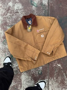 2018 Carhartt Jacke Detroit Blanket Lined J001-BRN Duck Lined Herren Gr. XXLR - Bild 1 von 11