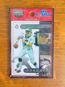 John Elway 1998 Pro Magnets Heroes of the Locker Room #8 Denver Broncos - Imagen 1 de 2