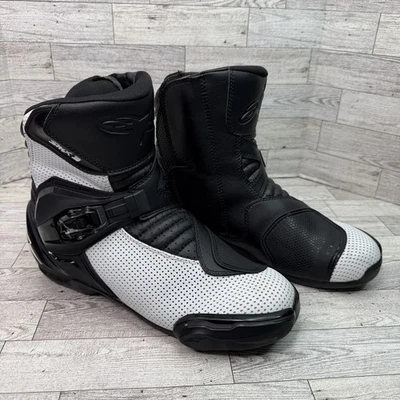 Alpinestars SMX-3 Motorcycle Riding Boots Shoes Men's US 9.5 Leather SMX3 Vented - Image 1 of 4