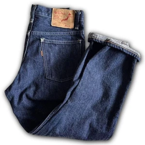 BEAMS BOY x orSlow PEN SLIM High Waist Tapered Denim Jeans S Indigo Japan F/S - Picture 1 of 9
