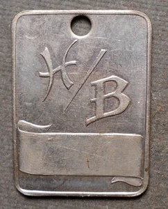 D245 Charge Coin: Allentown, PA, Hess Bros. H/B, T&J PA 015 HESC, Alpert 15HEU, - Picture 1 of 2