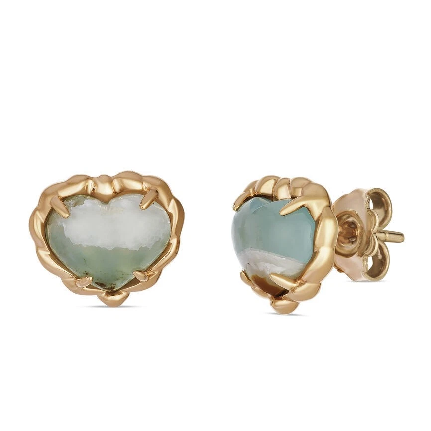 LeVian Yellow Gold Plated 3.60 TCW Aquaprase Candy Sterling Silver Earrings - Image 1 of 4