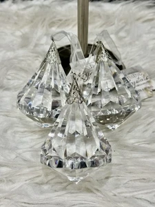 Schöner klarer hängender Tautropfen Christbaumschmuck 3er Set - Bild 1 von 6