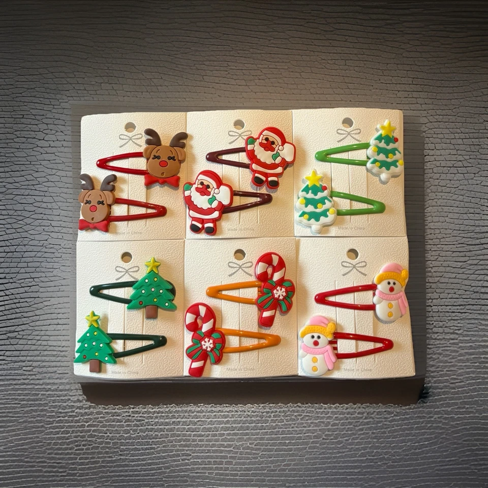 MAXINE’S HAIR ACCESSORIES Christmas Hair Clips