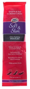 Odor-Eaters Soft & Slim Odor-Fighting Insoles For Women Fits Up to Size 12 1Pair - Picture 1 of 2