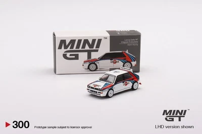 1:64 Lancia Delta HF Integrale Evoluzione -- Martini Racing -- Mini GT - image 1 of 4
