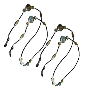 2pcs Retro Beads Eyeglasses Strap Beads Pendant Cord Elegant - Picture 1 of 12