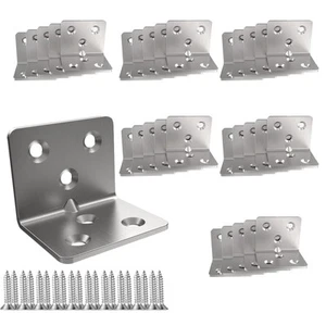 Stainless Steel Corner Bracket,Joint Right Angle Bracket,L Shape Heavy Duty M... - Picture 1 of 5